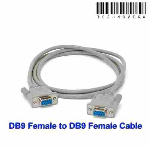 DB9 Female to Female 9 Pin RS232 Serial Cross Cable