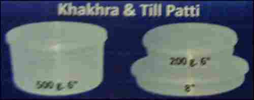 Plastic Khakhra And Till Patti Box