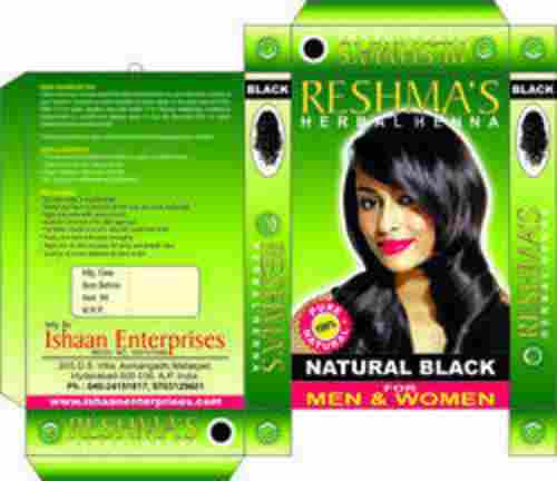 Natural Black Henna Hair Color
