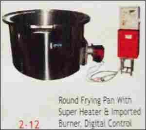 Round Frying Pan With Super Heater