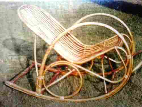 Solid Cane Rocking Chair