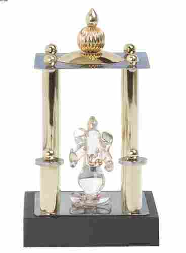 Table Beauty Brass and Crystal Ganesh (250A)
