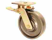 Drop Forged Steel Caster Wheels with Total Lock (GHKE-42S-DF-TL)