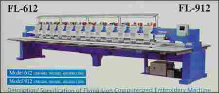 Flying Lion Computerized Embroidery Machine (FL-612)