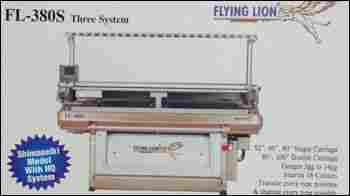 Three System Knitting Machine (FL-380S)