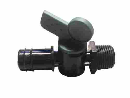 Male Thread Connector with Takeoff Valves