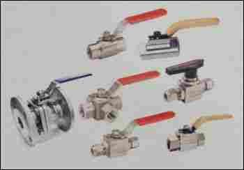 Metal Ball Valves with upto 2000 PSI Hydraulically and upto 300 PSI Pneumatically