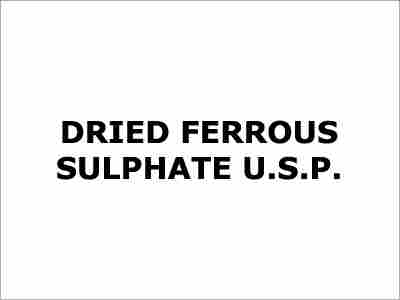 Dried Ferrous Sulphate USP