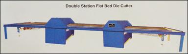 Double Station Flat Bed Die Cutter Machine
