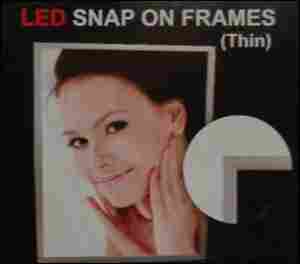 Thin LED Snap on Frames