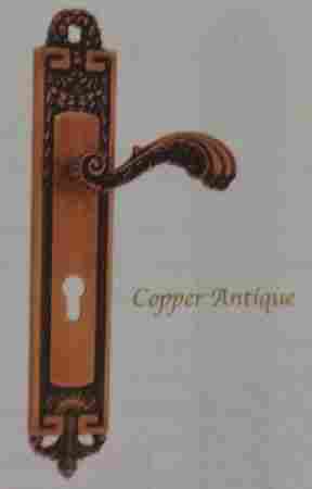 Copper Antique Lock Door Handle
