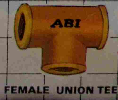 Brass Female Union Tee For Tube Fitting
