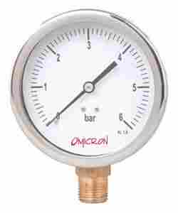 PGSB : Stainless Steel Pressure Gauge with Brass Internals