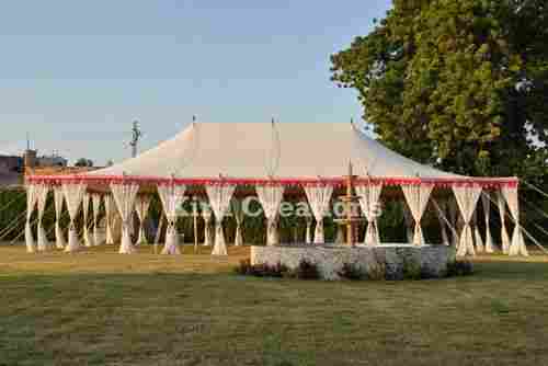 Trendy White Maharaja Tent