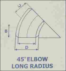 45A  Elbow Long Radius