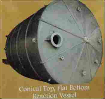 Conical Top Flat Bottom Reaction Vessel