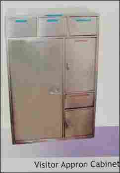 Stainless Steel Visitor Apron Cabinet