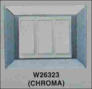Modular Metallic Switch Front Plate (Chroma)
