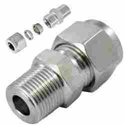 SS Connector With Ferrule Fitting