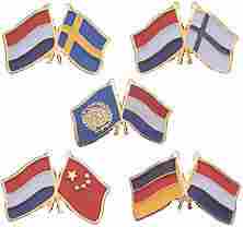 Country Flags Lapel Pins
