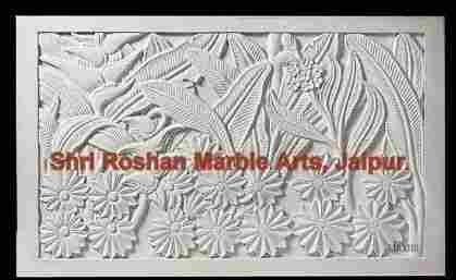 Modern Marble Carved Panel