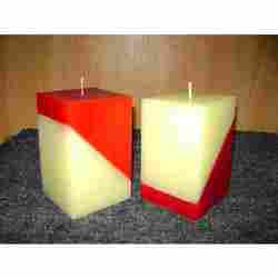Twin Color Square Candle