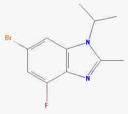 6-bromo-4-fluoro-1-isopropyl-2-methyl-1H-benzo[d]imidazole