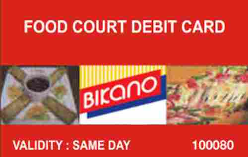 Magnetic Food Court Debit Card