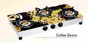 Coffee Beans Designer Glass Cook Tops (Square Series)
