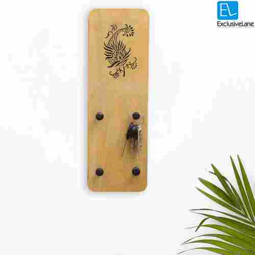 Wooden Carving Key Holder (Yellow)