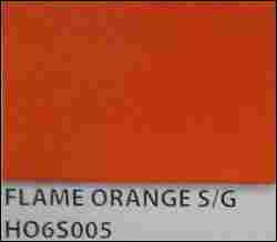 Flame Orange Semi Glossy Powder Coating