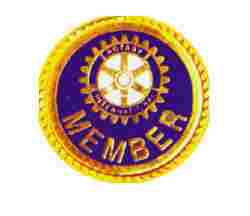 Member Pin Round With Outer Ring Badge