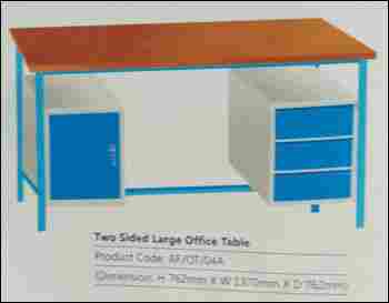 Two Sided Large Office Table