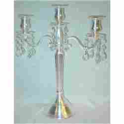 Candle Holders with Crystal Beads