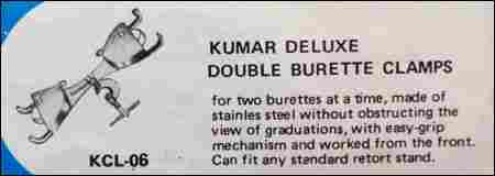 Double Burette Clamp (KCL-06)