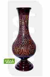 Vaah Carved Wooden Vase