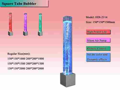 Interior LED Water Bubble Column