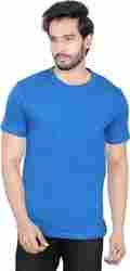 Mens Round Neck Royal Blue T-Shirt