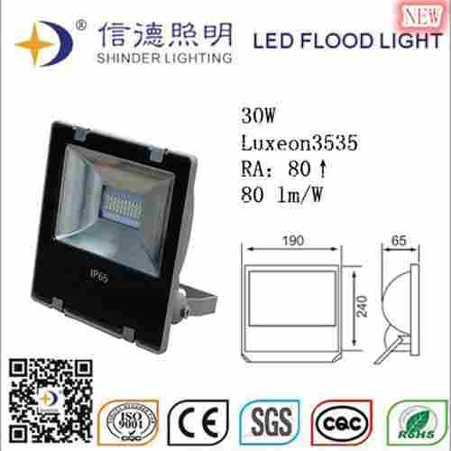 IP65 Outdoor Waterproof 30W LED Flood Light