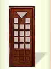 Glass & Wood Panel Door (OP-555)