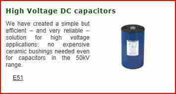 High Voltage AC Capacitors