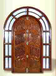 Super Deluxe Wooden Carving Door (OP-706)