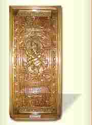 Wooden Door (Carved Ganesha)