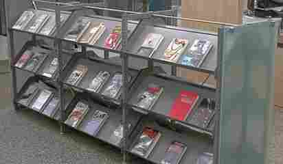 Library Magazine Stand