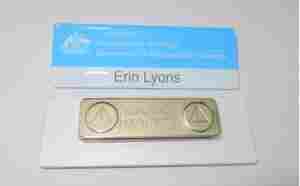 Plastic Name Badge