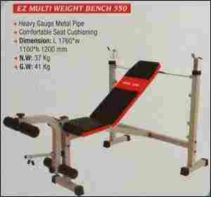 EZ Multi Weight Bench 550