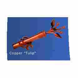 Copper Tulip Curtain Rods