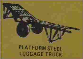 Platform Steel Luggage Truck