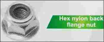 Hex Nylon Back Flange Nut