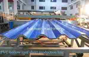 PVC Hollow Roof Tile And Sheet Making Machine Production Line